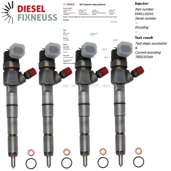 Monolita 1.9D Diesel Injector | Bosch 0445110243 | Engine Fuel System Parts - Image 4
