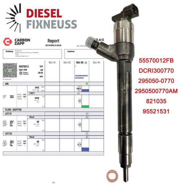 Monolita 1.6 CDTi Diesel Injector | Denso 55578075 | Fuel System Parts - Image 3