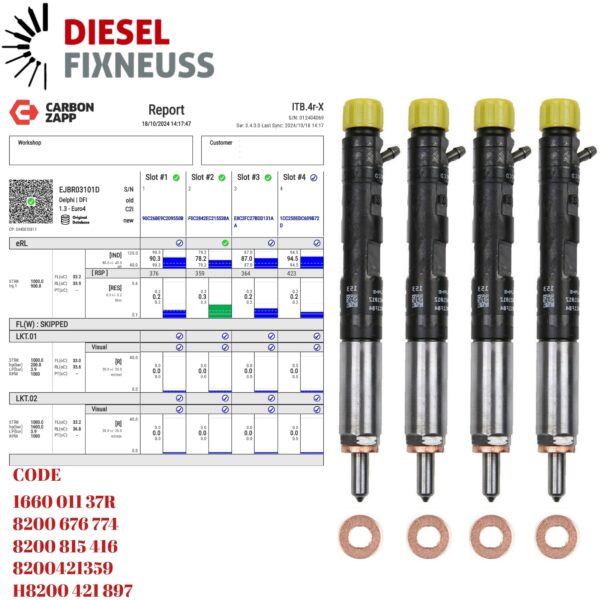 Monolita 1.5 dCi Diesel Injector | Delphi EJBR03101D 28232251 | Fuel System Parts - Image 2
