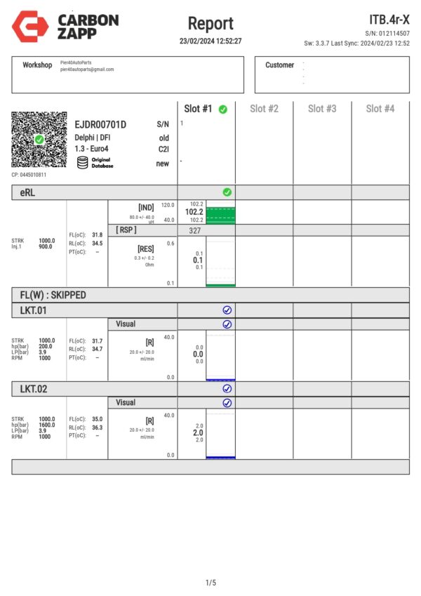 Monolita 2.2 TDCi Diesel Injector | Delphi 6S7Q9K546AA EJDR00701D | Fuel System Parts - Image 3