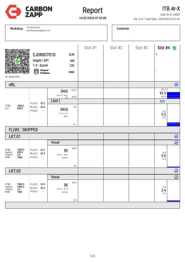Monolita 2.2 TDCi Diesel Injector | Delphi 6S7Q9K546AA EJDR00701D | Fuel System Parts - Image 3