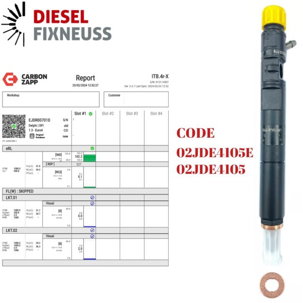 Monolita 2.2 TDCi Diesel Injector | Delphi 6S7Q9K546AA EJDR00701D | Fuel System Parts - Image 2