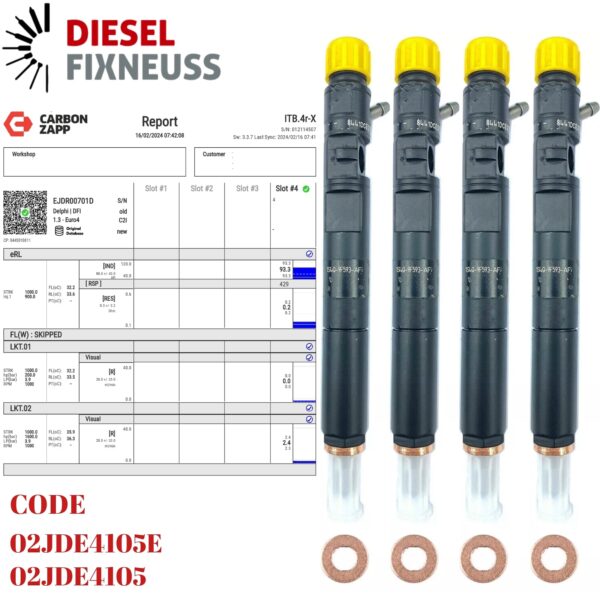 Monolita 2.2 TDCi Diesel Injector | Delphi 6S7Q9K546AA EJDR00701D | Fuel System Parts - Image 2